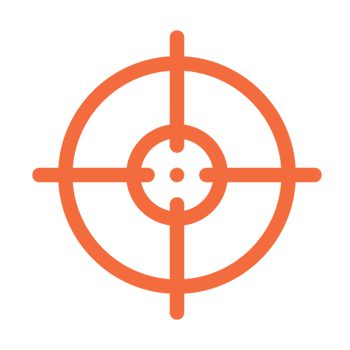Strategy Execution Icon. Target illustration clip art