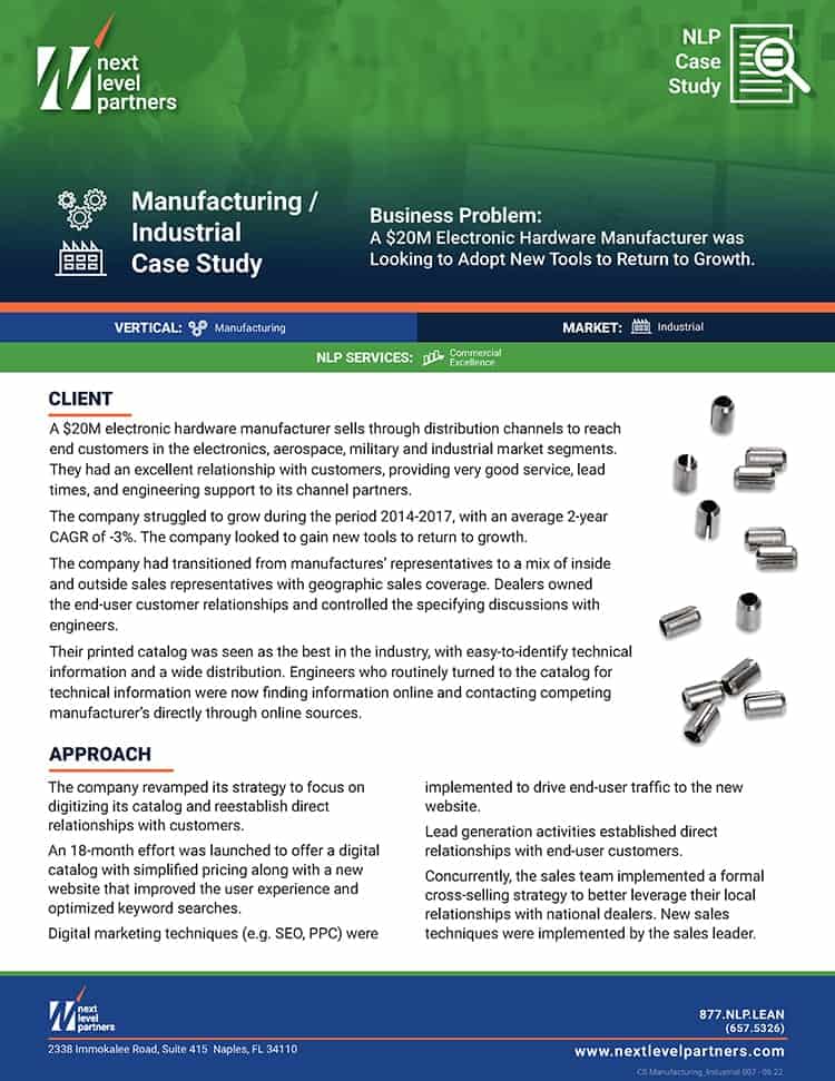 Case Study - Manufacturing - Industrial