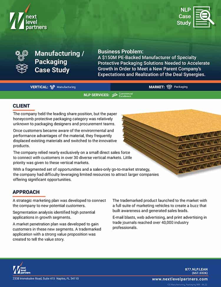 Case Study - Manufacturing - Packaging